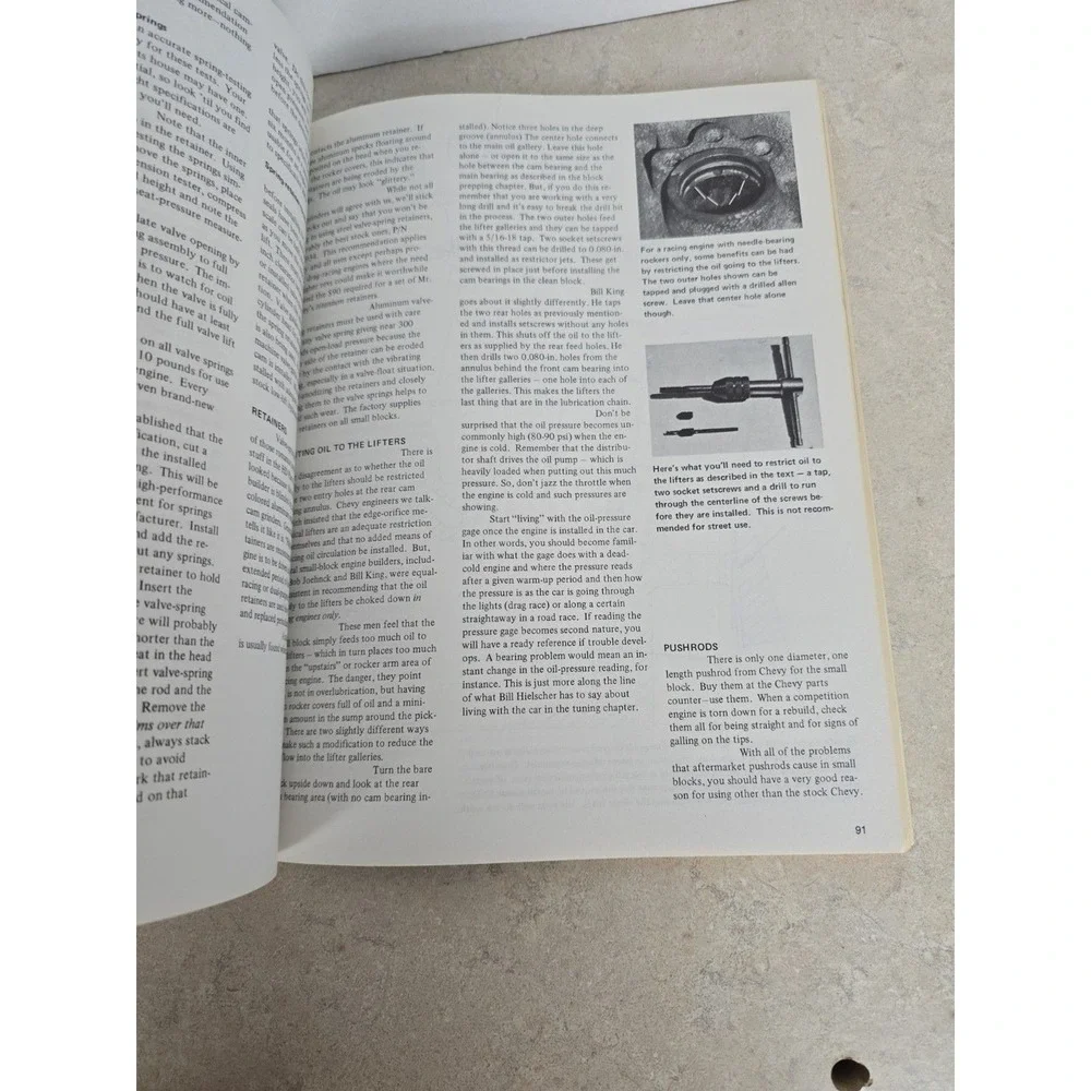 HPBooks Small-block Chevy Manuals How to Hotrod & Rebuild Vizard Fisher Lot